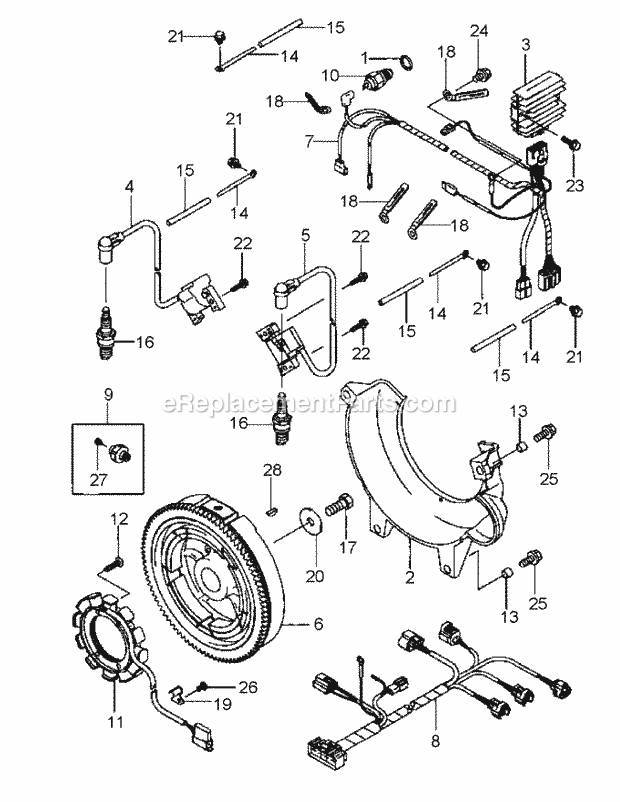 Fd791d-As05 Electric Equipment Diagram and Parts List for M72-KW 53BB5GFZ750 Cub Cadet Sprayer